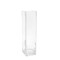 6 Clear 16-Inch Square GLASS FLOWER VASES Wedding Party Centerpieces Supplies